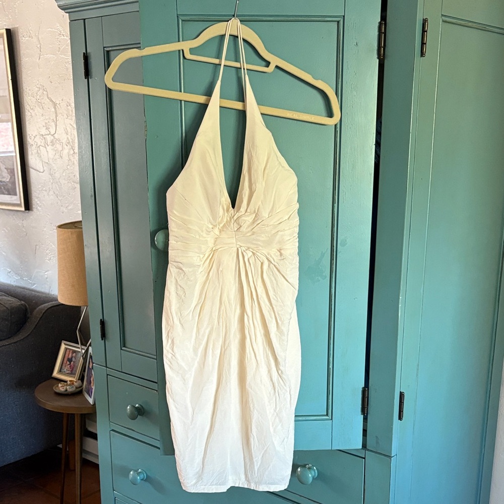 Zimmermann Ivory Halter Mini Dress